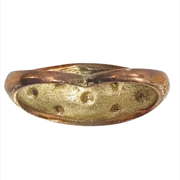 Faux Pearl and Rhinestones Double Ring - Picture 5 of 6